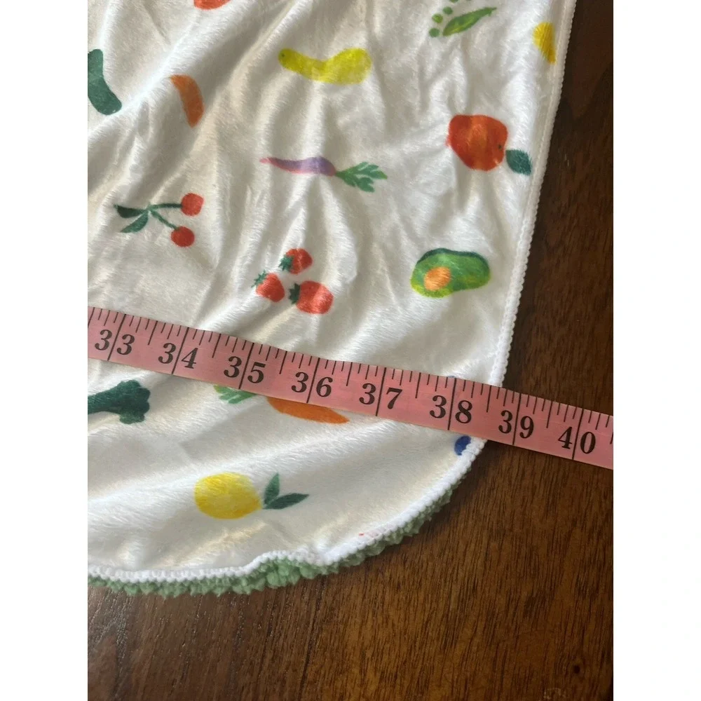 Cloud‎ Island Fruits Vegetables Baby Blanket Green Sherpa Target Plush White